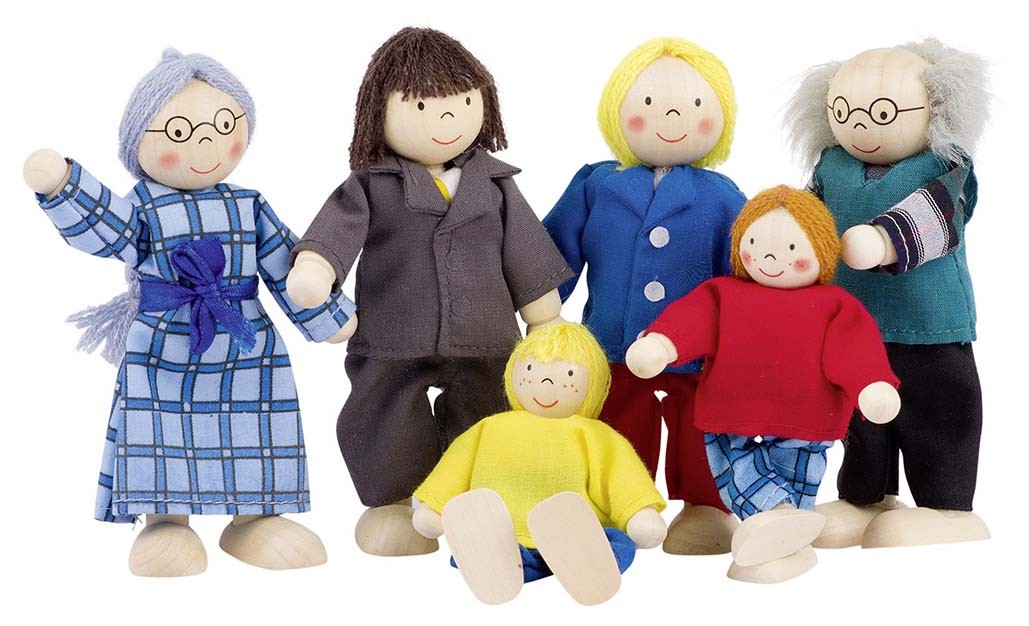 GoKi Biegepuppen - Cityfamilie