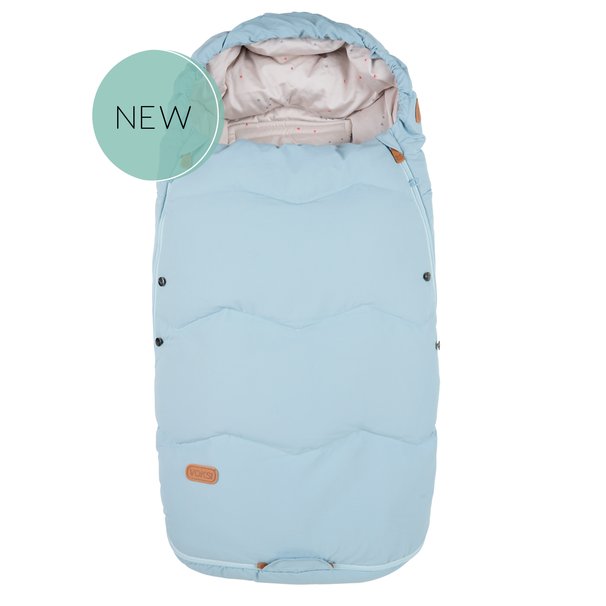Voksi Explorer Fußsack Schlafsack Blue Star