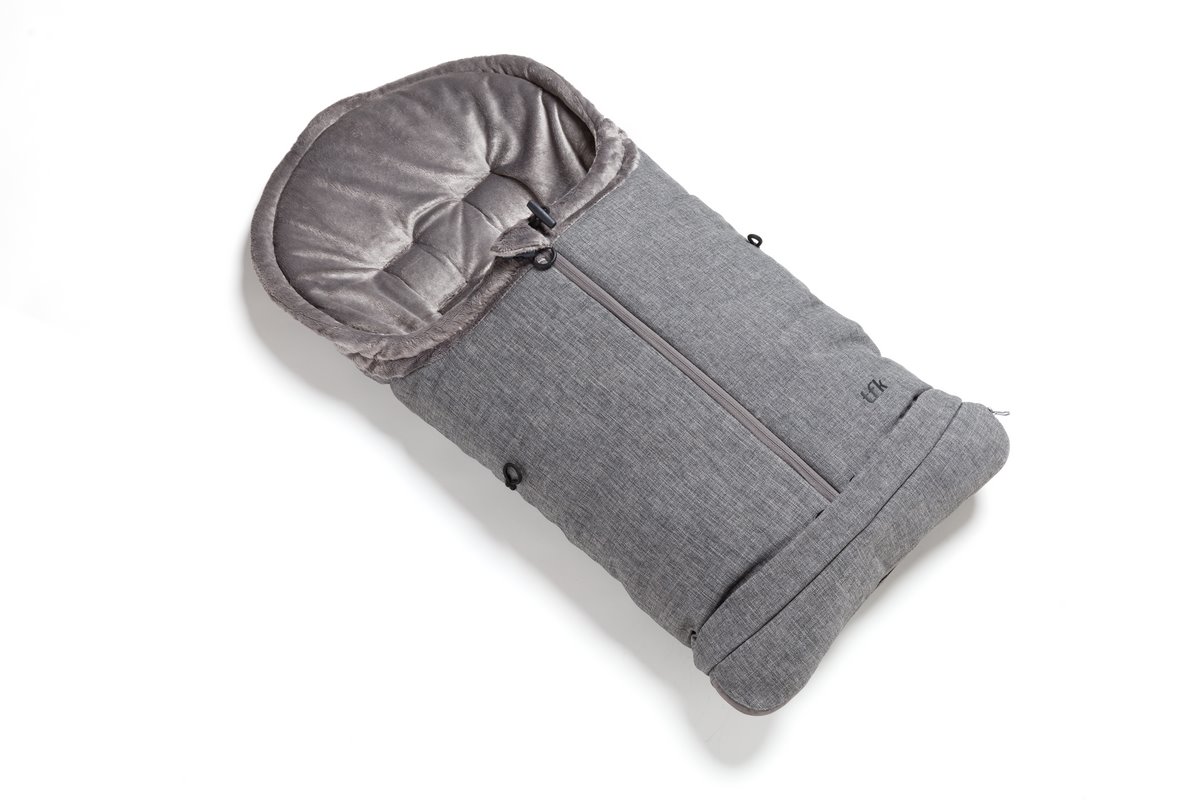 TFK Fußsack (mit verlängerbarem Fußteil) - Premium Grau