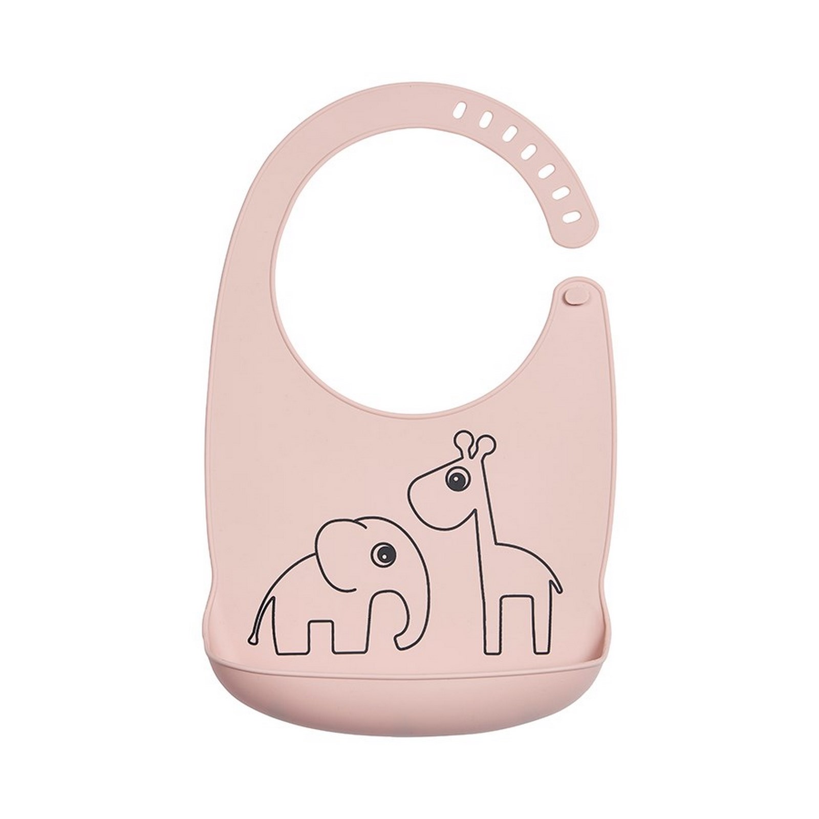 Done by Deer Silikon Lätzchen Deer Friends - Powder