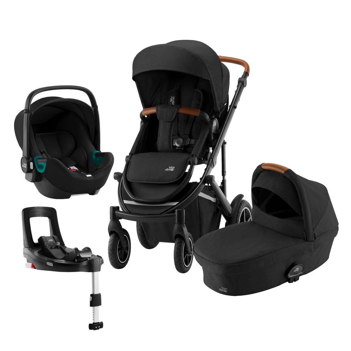 Comfort-Plus-b3-Black-1200px Britax Römer 2022 Smile III Comfort Plus Set- Space Black