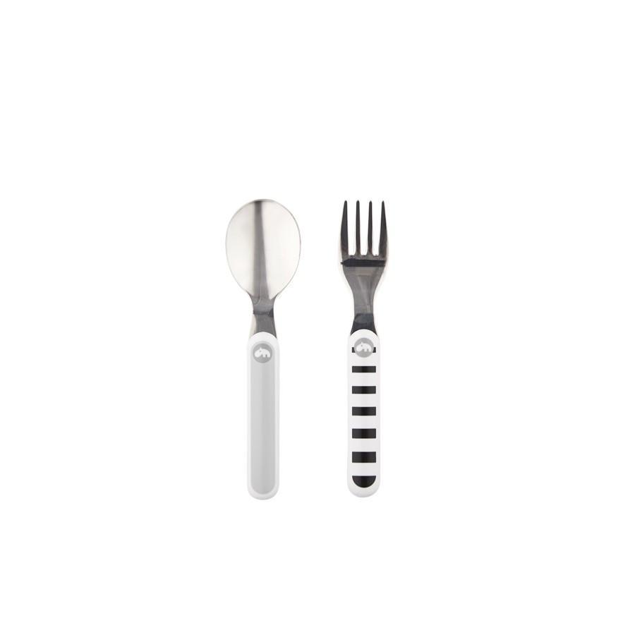 Das Löffel-und-Gabel-Set von Done by Deer ist kingerecht designt.
