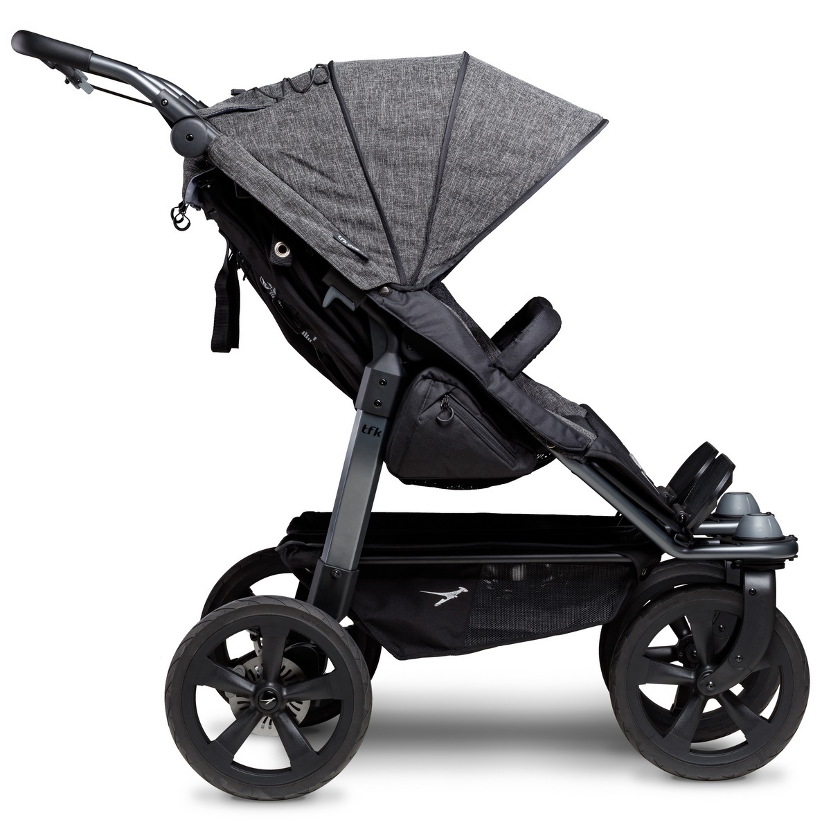 TFK Duo Sportkinderwagen mit Luftkammer Radset- Premium Anthrazit