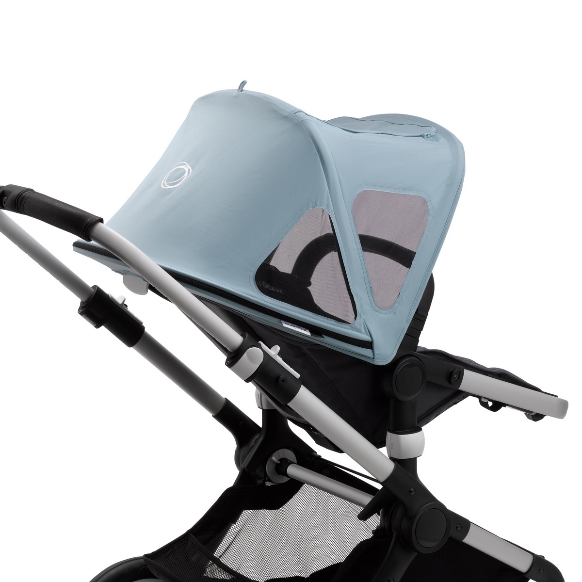 Bugaboo Fox2/ Cameleon3/ Lynx Sonnendach mit Lüftungsfenstern- Nebelblau