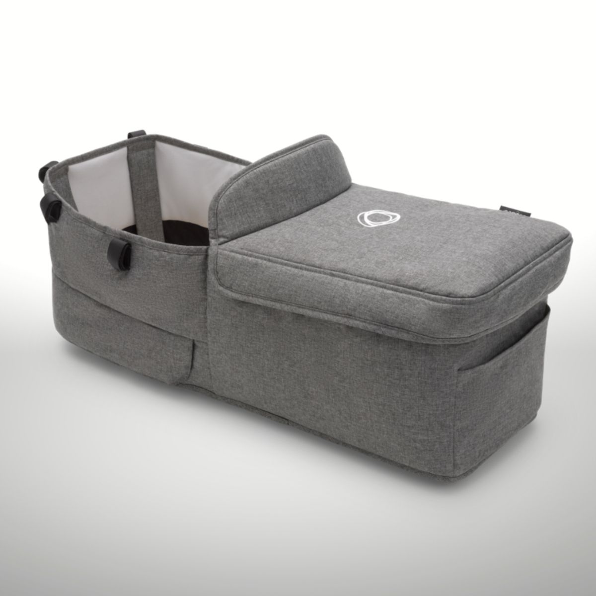 Bugaboo-Donkey-5-Liegewannenbezug-Komplett-Grau Bugaboo Donkey 5 Liegewannenbezug Komplett- Grau meliert