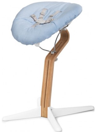 nomi_wippe_paleblue_1 Nomi Hochstuhl Matratze - Pale Blue hellblau / beige