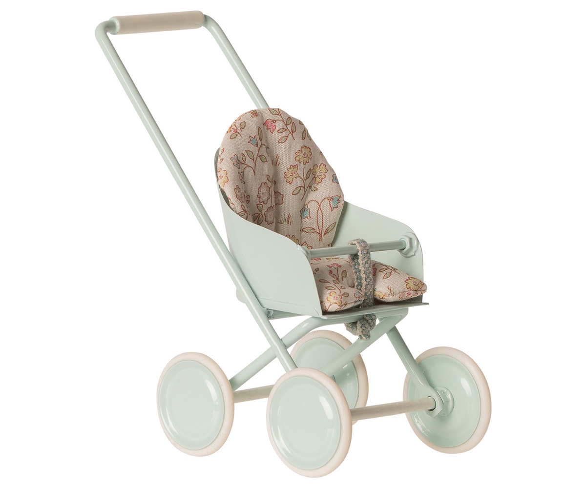 Maileg Micro Stroller 2020- Sky Blue