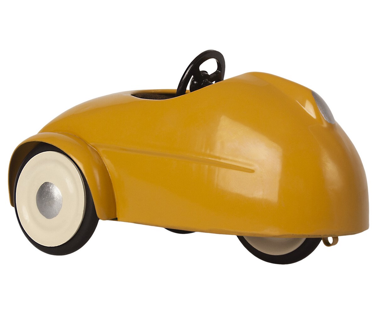Maileg Maus Auto mit Garage- Gelb