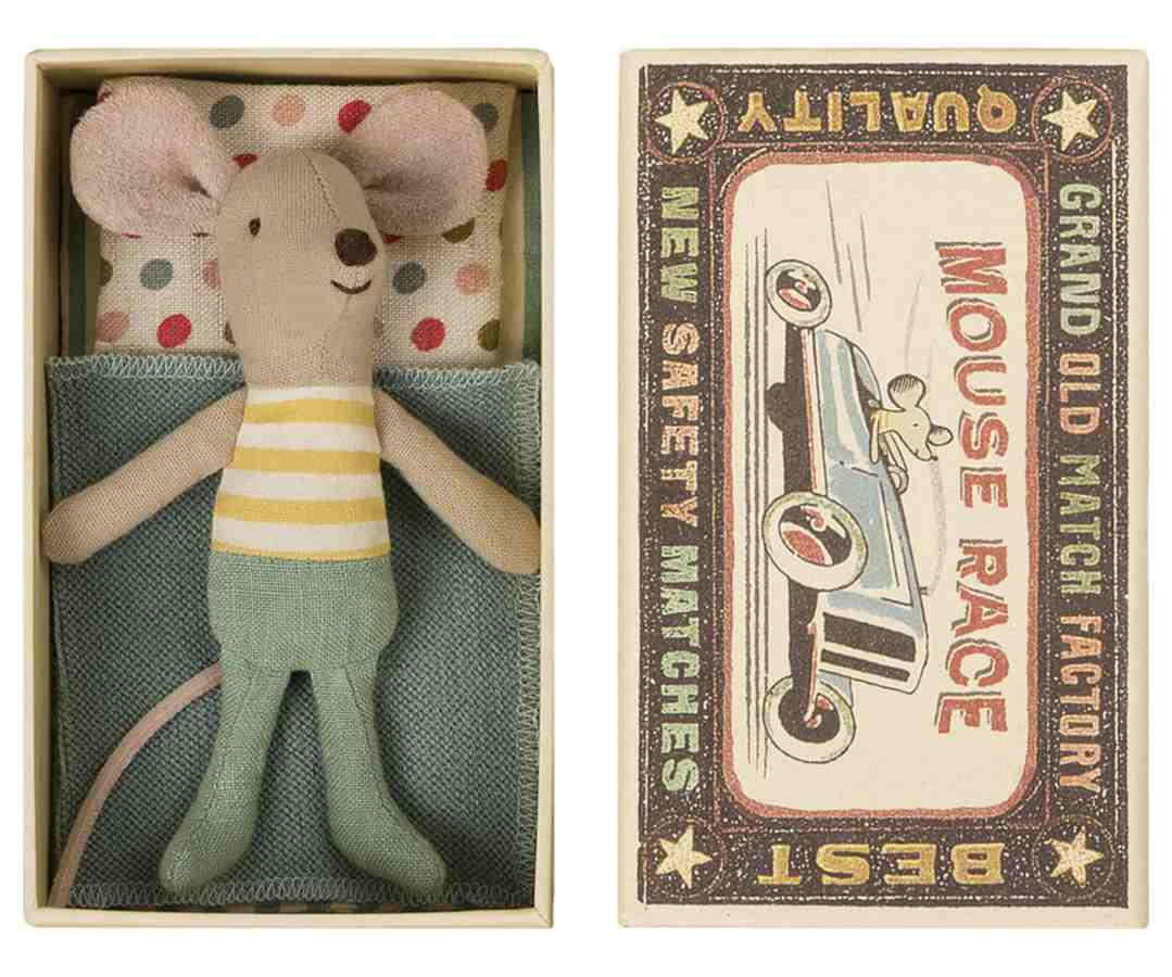 Maileg Mouse Litte brother in box