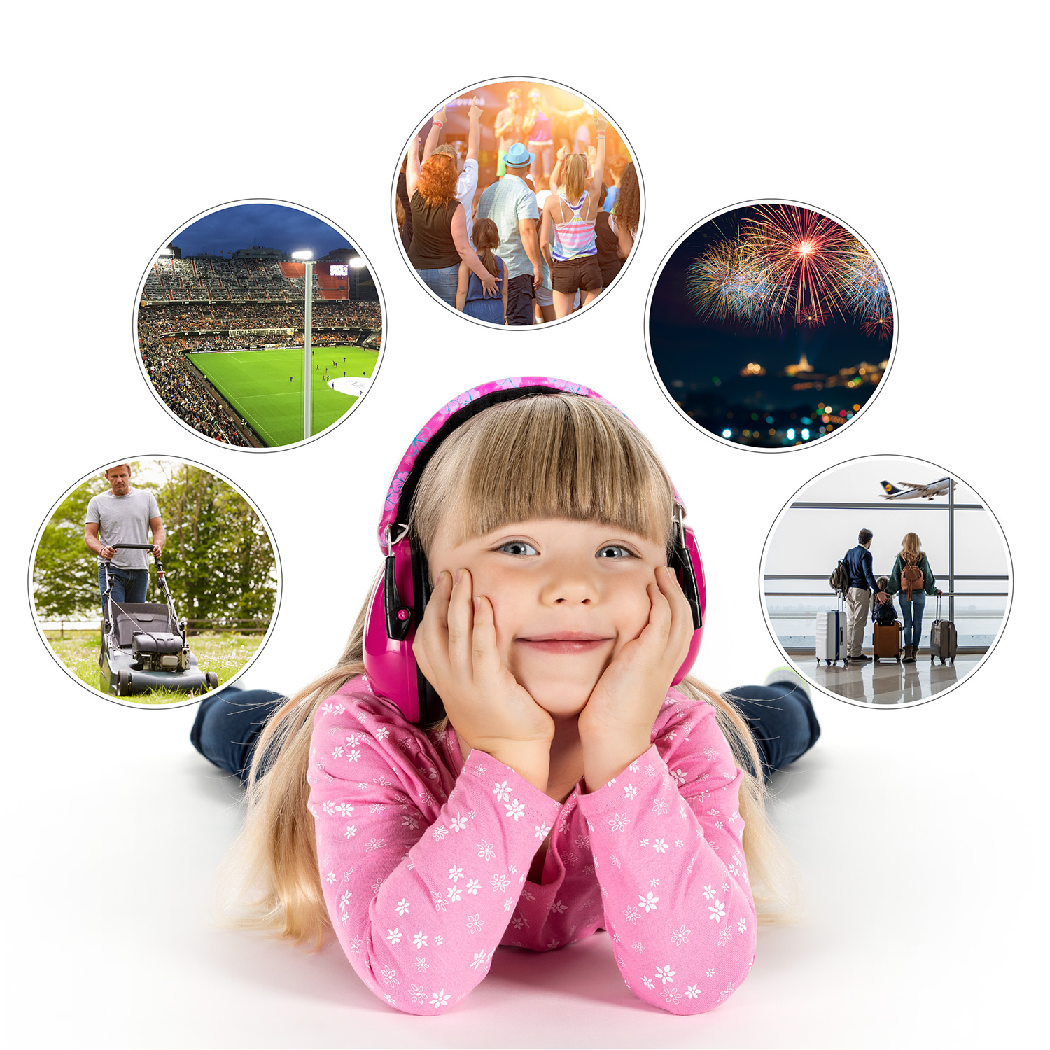 Der Kapselgehörschutz von Reer bietet zuverlässigen Schutz vor schädlichen Geräuschen und beugt somit möglichen Gehörschäden vor.