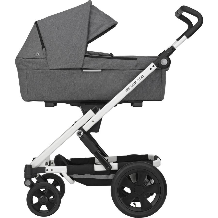 Britax GO NEXT inkl. Babywanne - White / Grey Melange