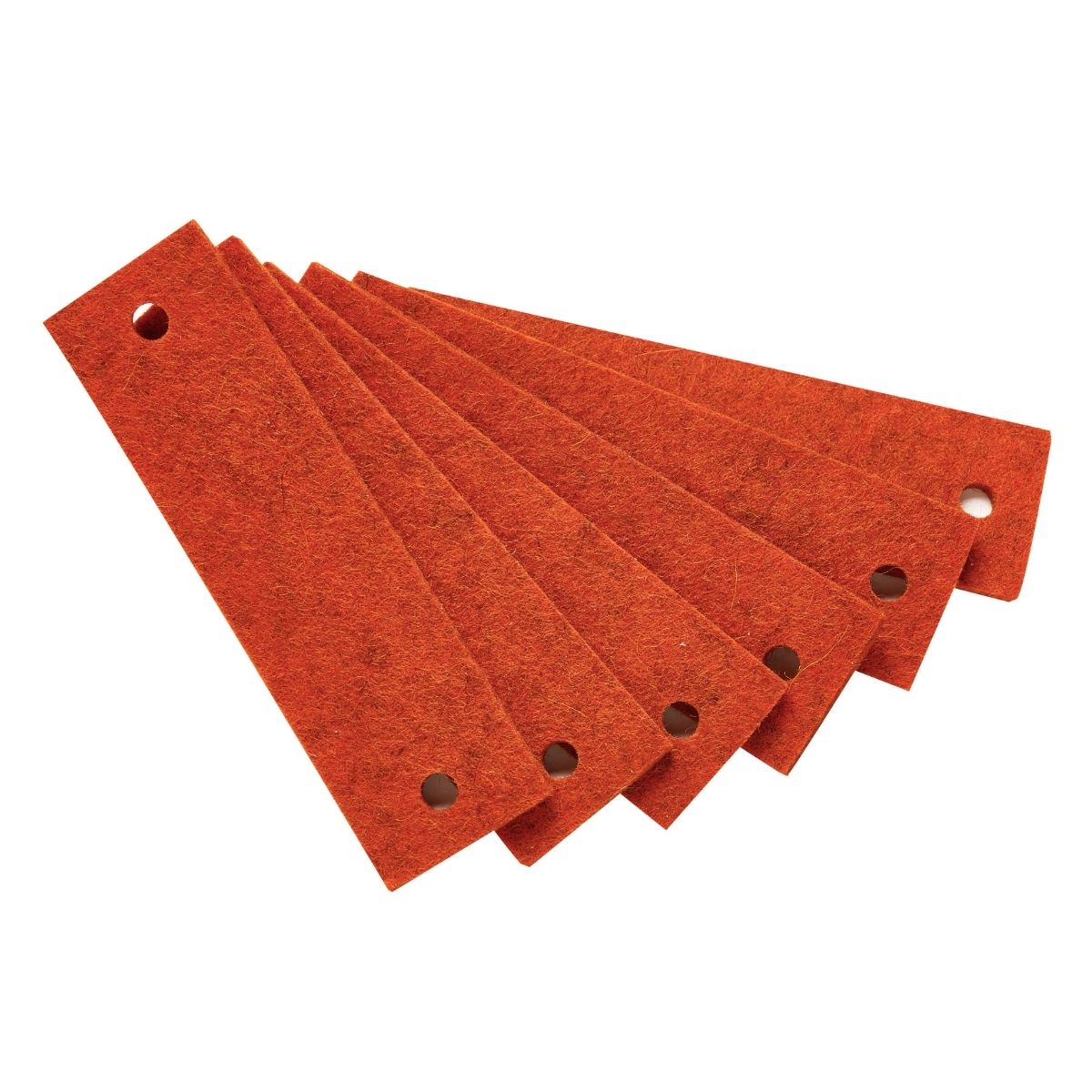 Leander austauschbare Filzgriffe für Möbel, 6 Stück- Orange