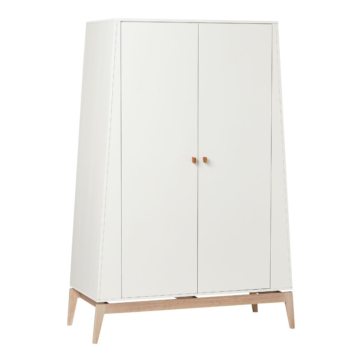 Leander Luna Kleiderschrank, Groß- Weiß/Eiche