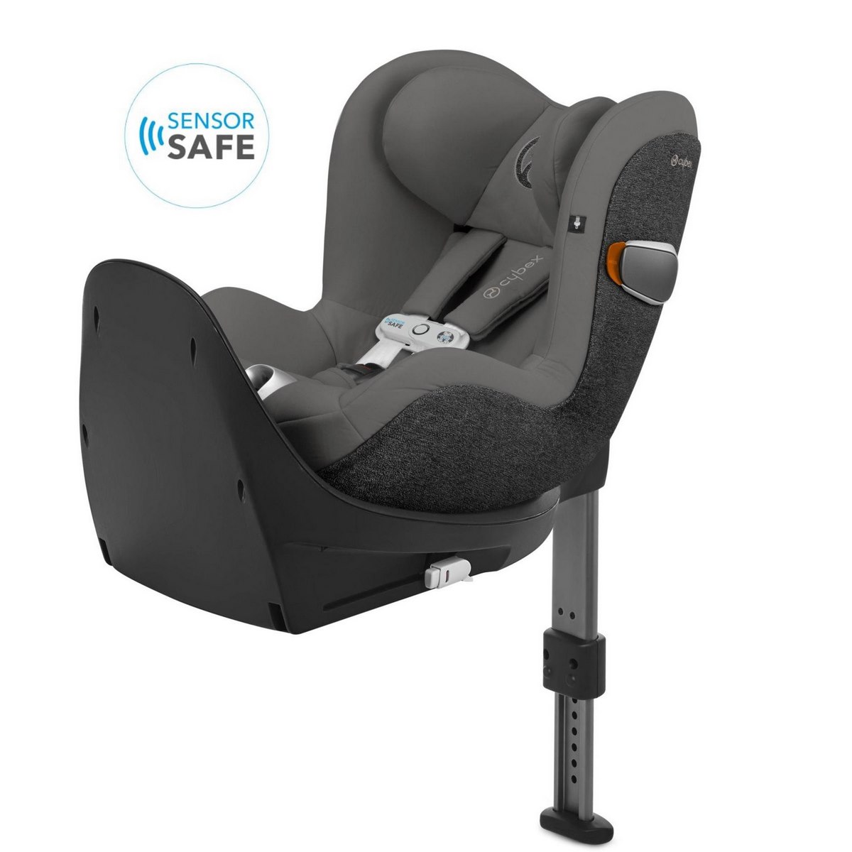 Sirona-Zi-i-Size-Sensorsafe-Soho-Grey Cybex Sirona Zi i-Size Reboarder inkl. SENSORSAFE Soho Grey