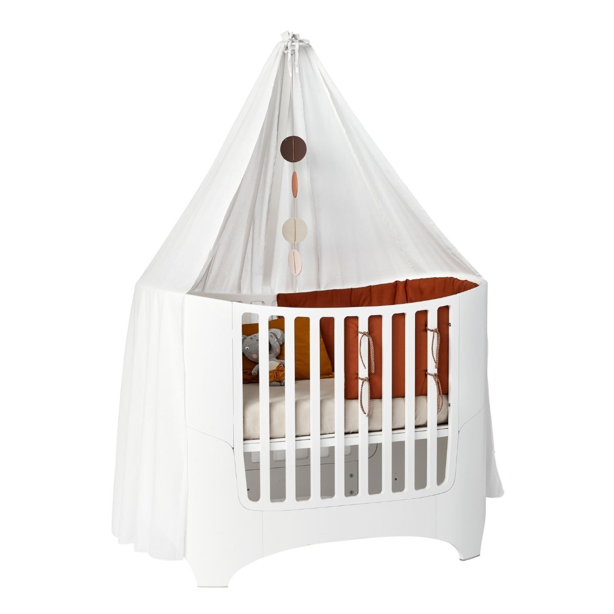 Leander Himmel für Classic Babybett- Weiß