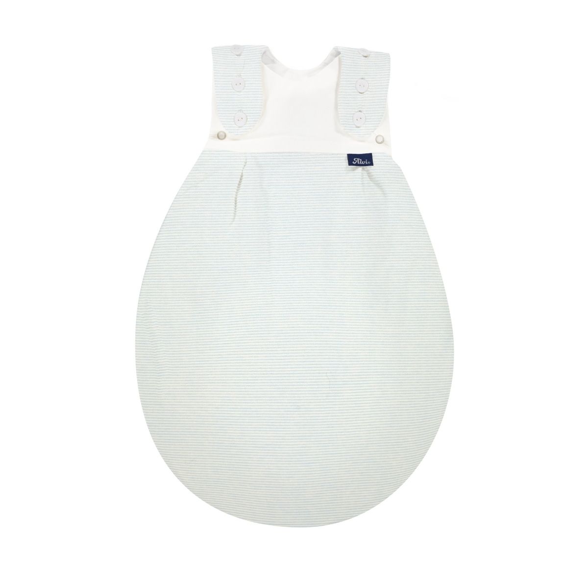 Alvi Frühchenschlafsack Außen Super-Soft- Blau