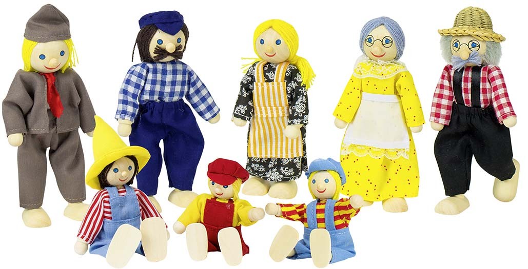 GoKi Biegepuppen - Bauernfamilie II