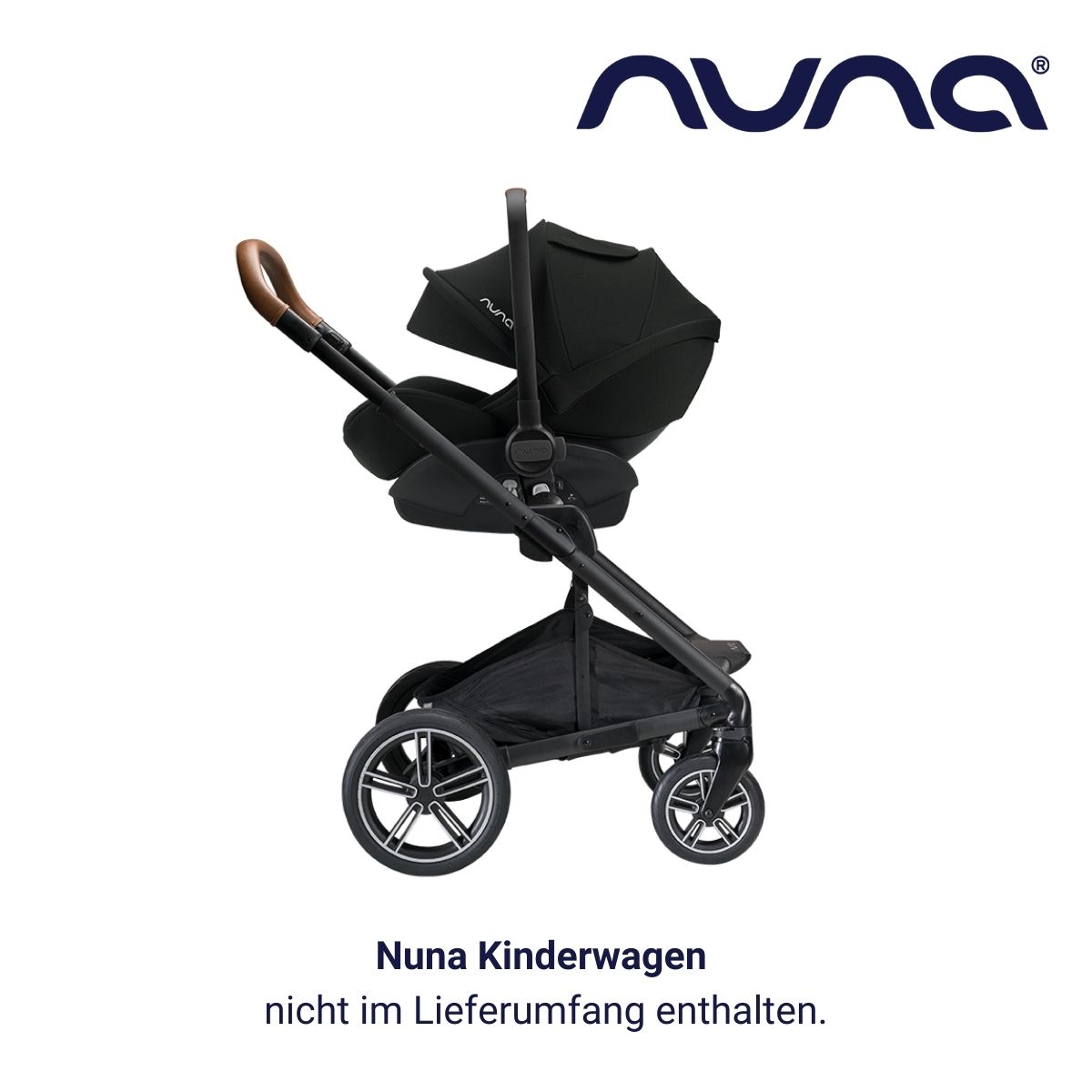 Nuna-Arra-next-Babyschale-mit-kinderwagen Nuna ARRA Next Babyschale- Caviar