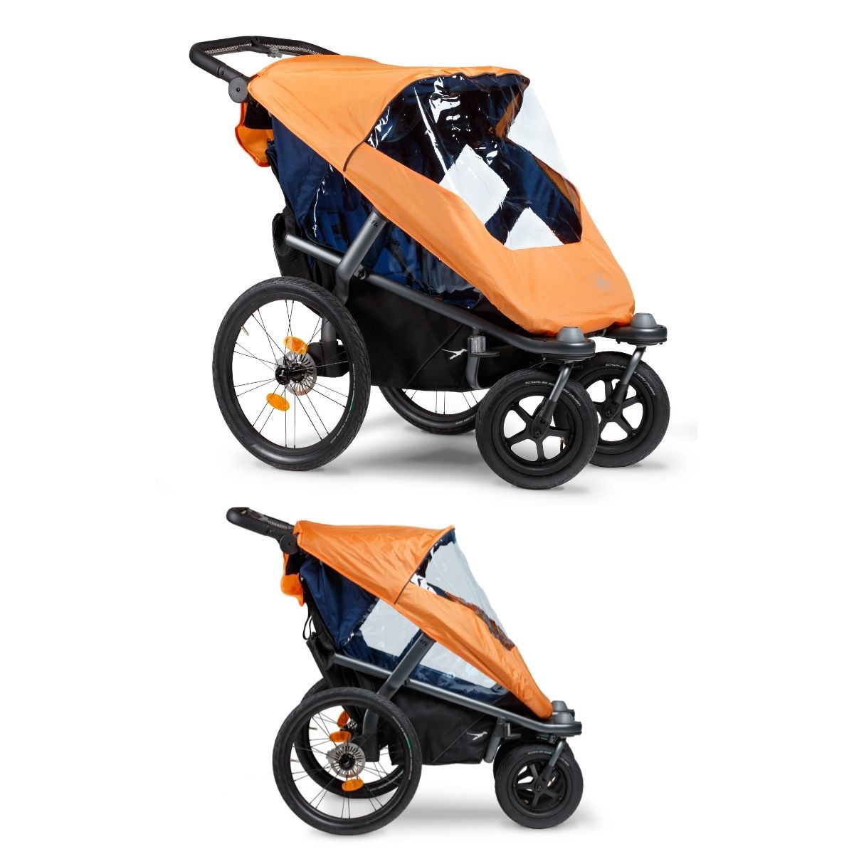 TFK-Velo-2-Fahrradanhanger-inkl-Deichsel-6 TFK Velo 2 Fahrradanhänger (inkl. Deichsel)- Wetterschutz