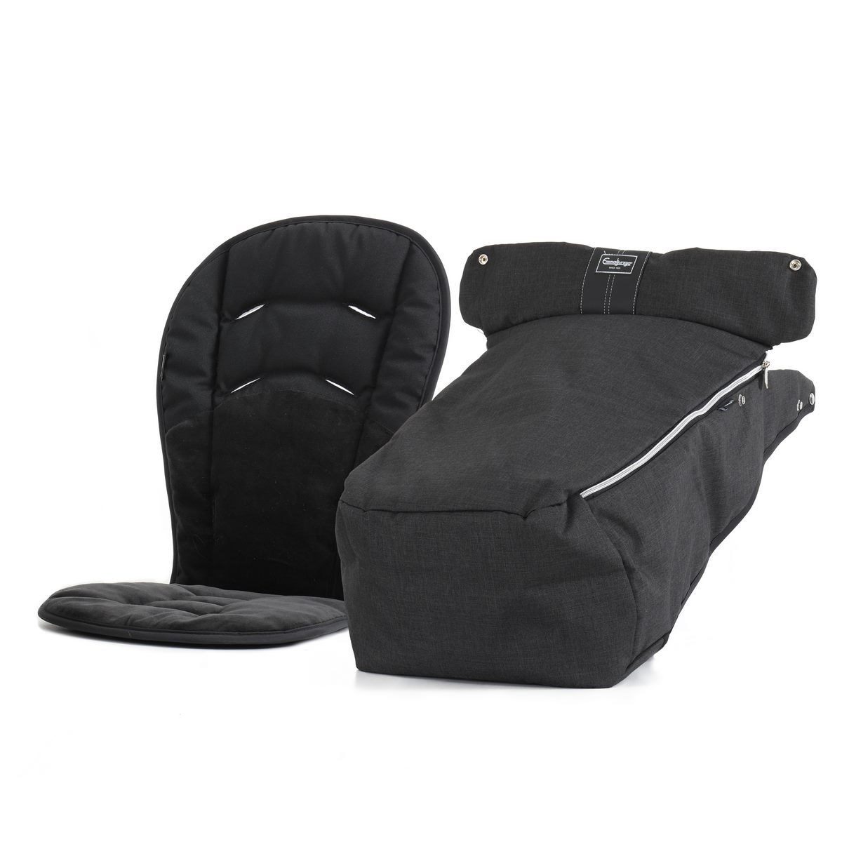Emmaljunga Fußsack für Ergo Sitz Lounge Black