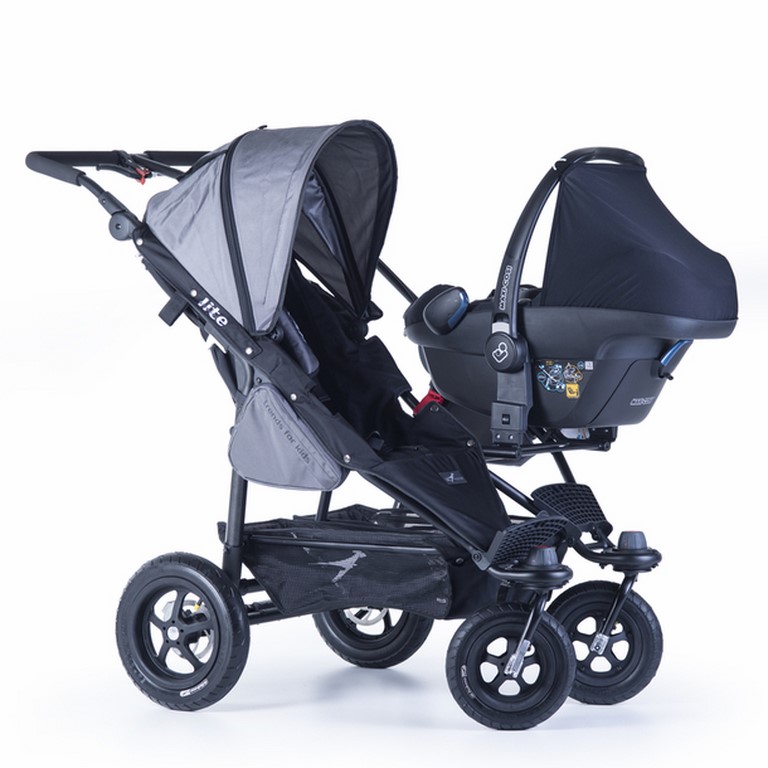 Diesen Basis Einzeladapter benötigen Sie, um einen Autositz der Gruppe 0+ auf dem TFK Twinner Lite zu verwenden.