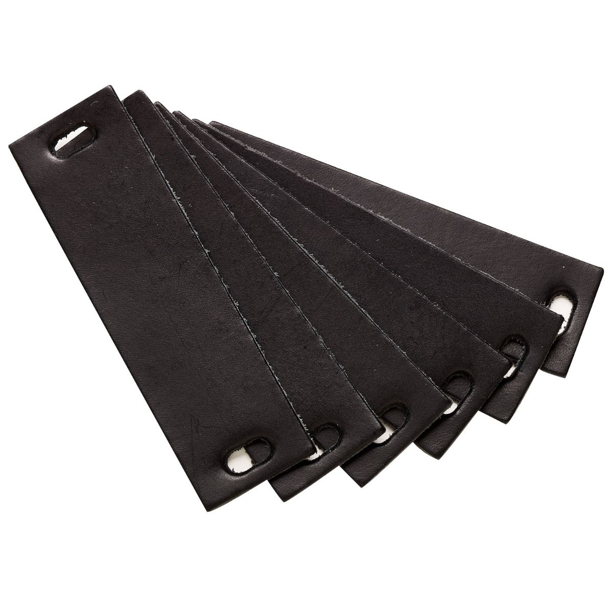 1Bbbl7pC0BnCea Leander austauschbare Ledergriffe für Möbel, 6 Stück- Schwarz