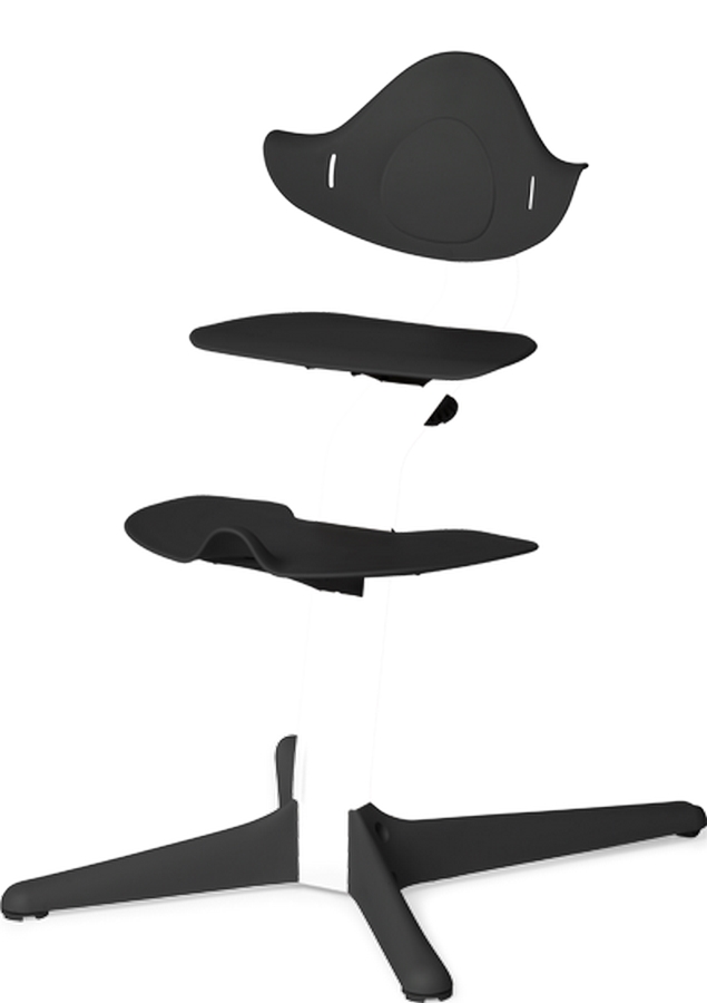 nomi_hochstuhl_whiteoak_black Nomi Hochstuhl Kunststoffelemente - schwarz