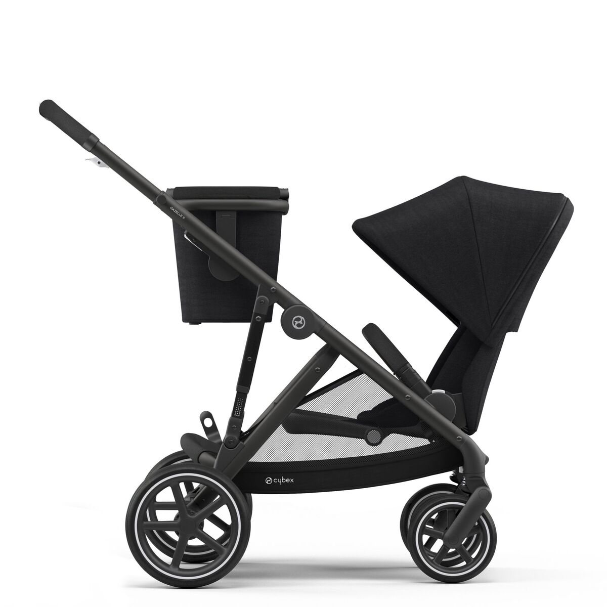 Cybex Gazelle S Kinderwagen- Schwarz Gestell- Deep Black