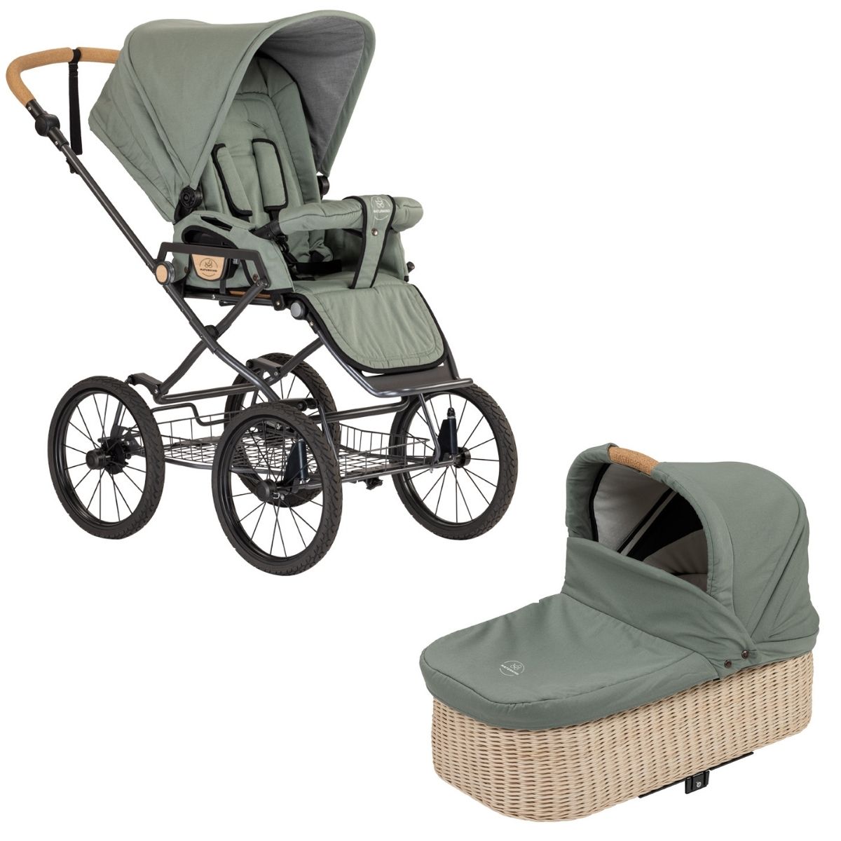 Naturkind Ida woven pram