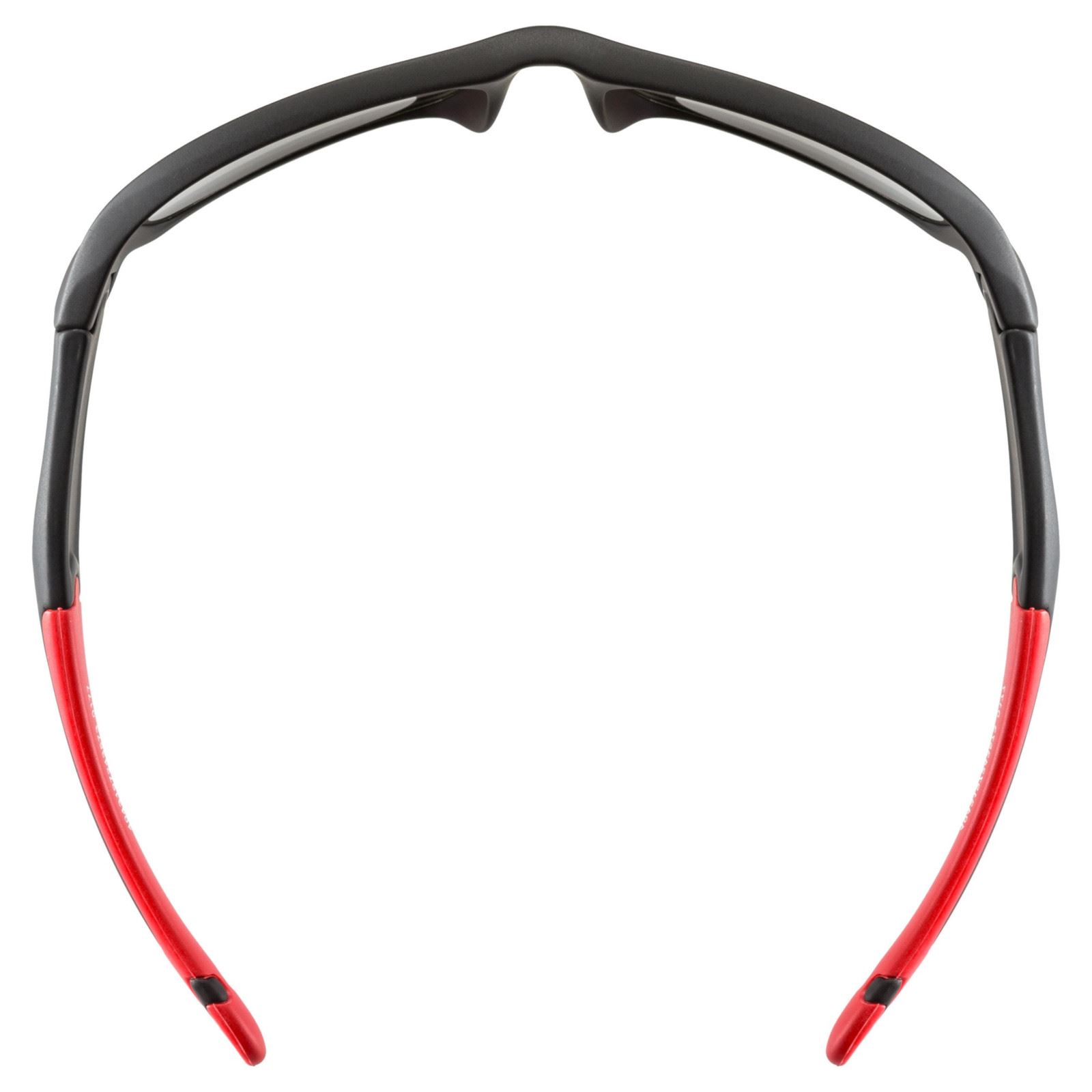 Sonnenbrille für Kinder von Uvex black mat red