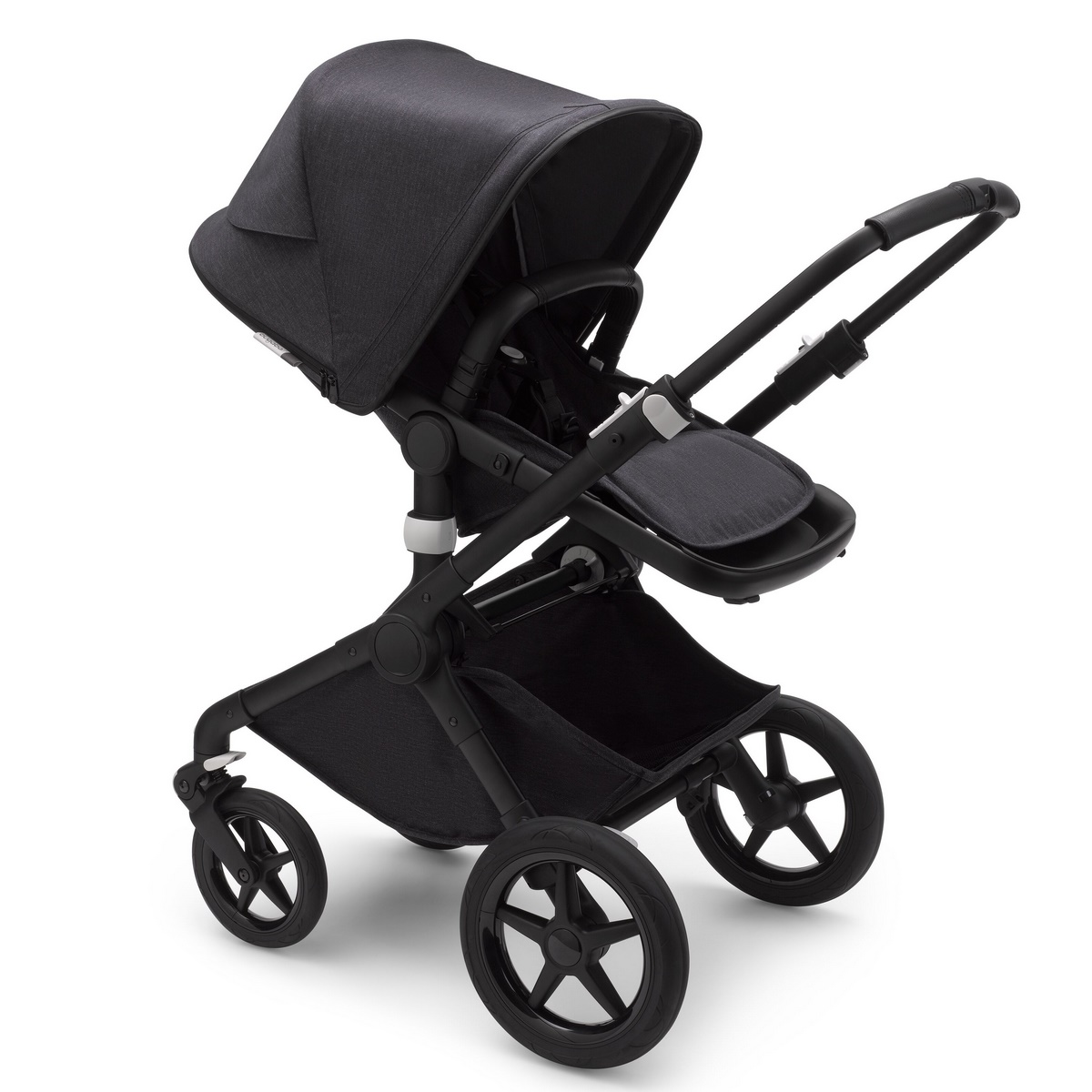 Bugaboo Fox2 Komplett Special Edition Kombikinderwagen-- Schwarz_Verwaschenes Schwarz