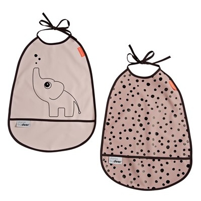 1393671-Cropped Done by Deer Lätzchen Elphee, 2er pack- Powder