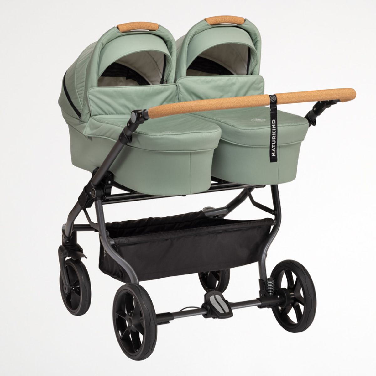 Naturkind Lars twin pushchair