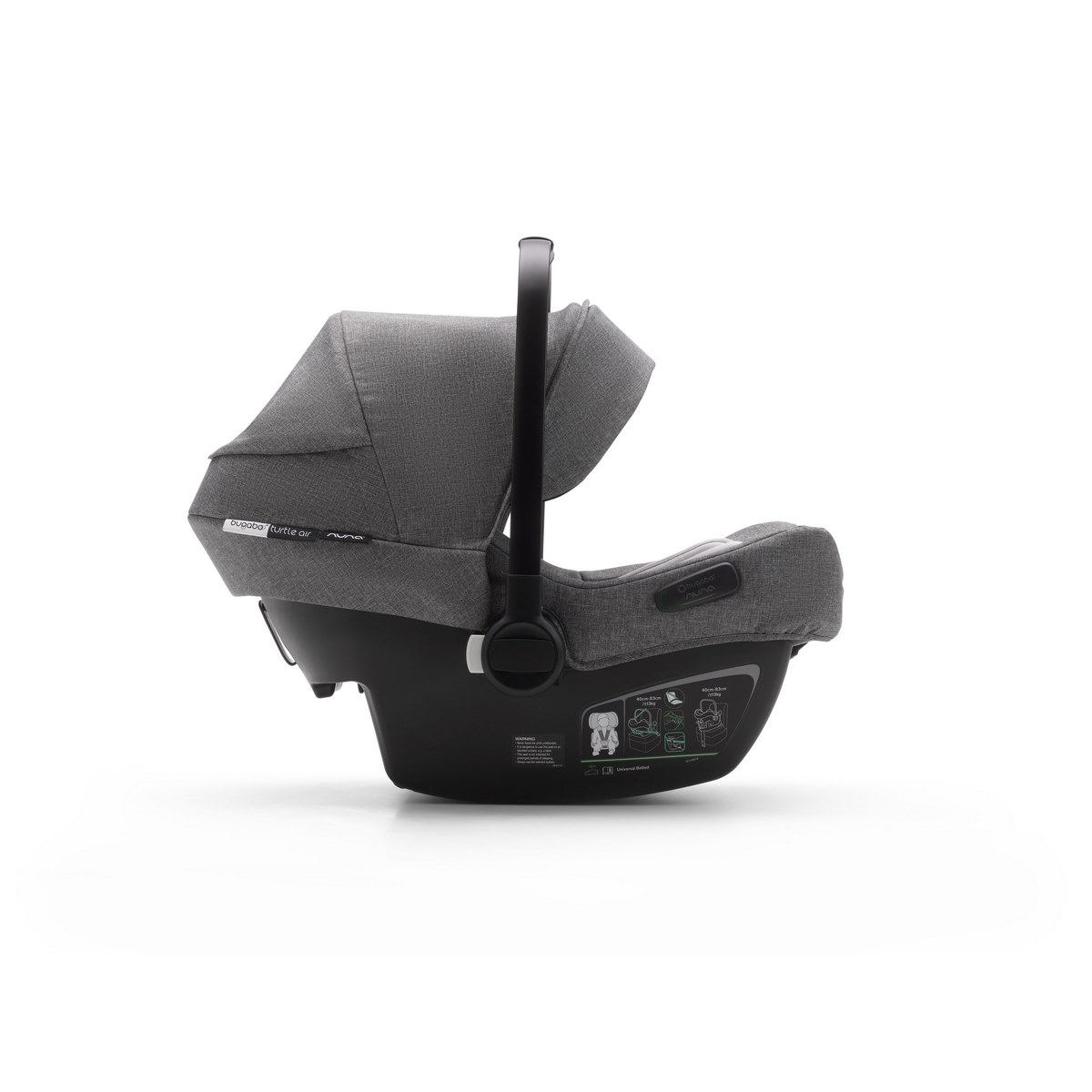 Bugaboo Turtle AIR by Nuna Babyschale- Grau