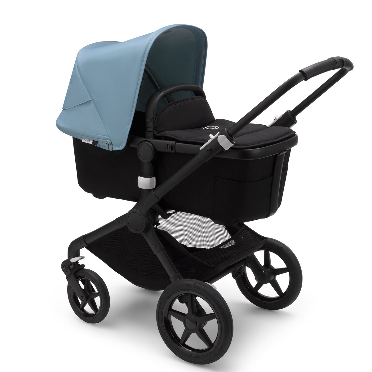 Bugaboo Fox2 Kombikinderwagen- Schwarz- Schwarz- Nebelblau