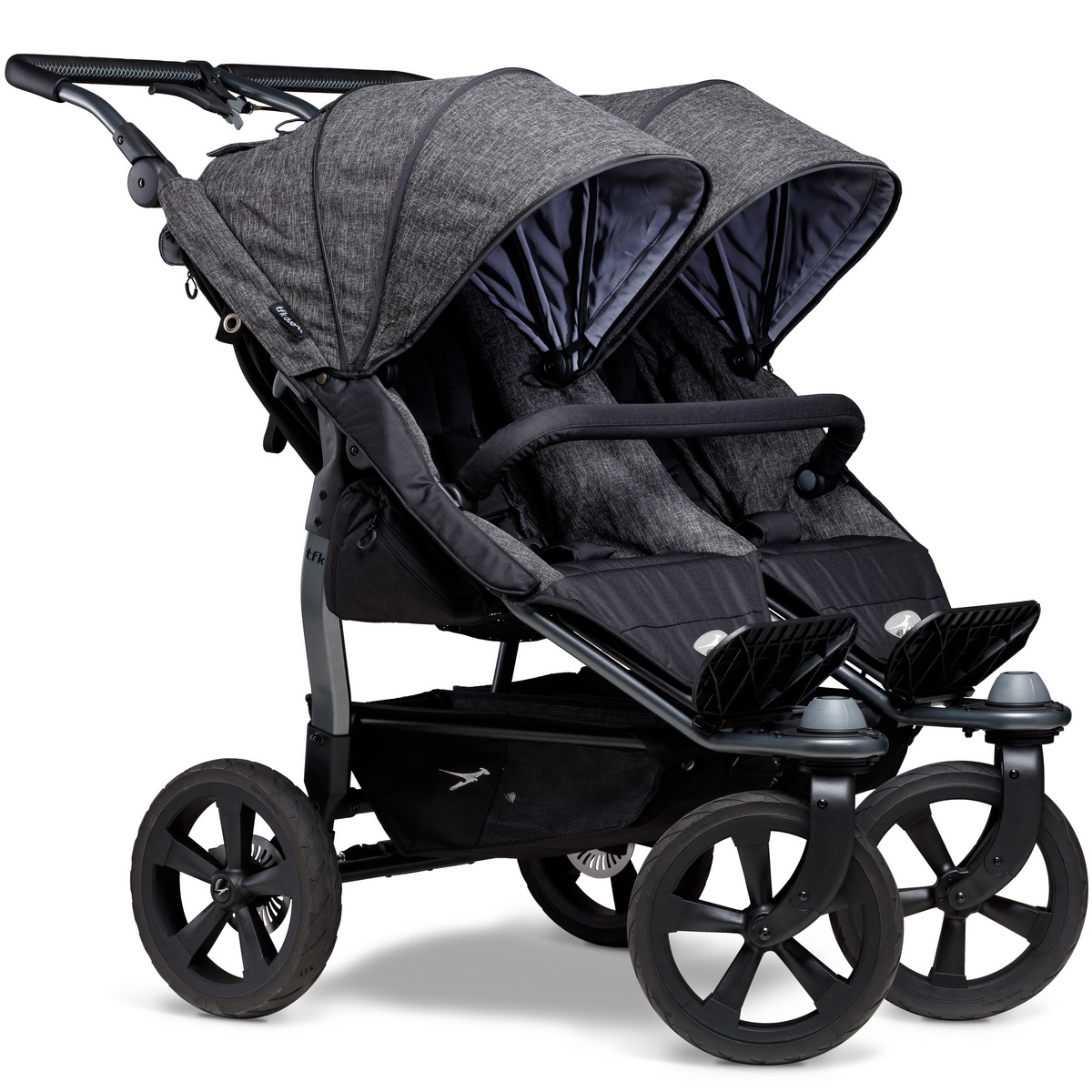 TFK Duo Sportkinderwagen mit Luftkammer Radset- Premium Anthrazit