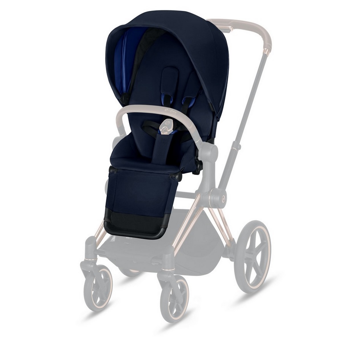 Cybex Setangebot Rose Gold Gestell, Blau