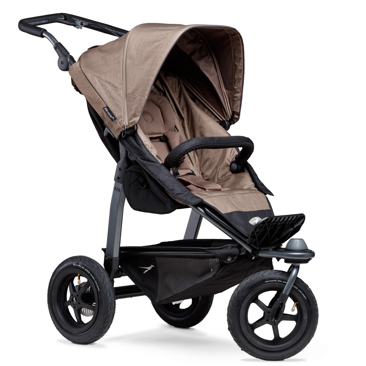 TFK Mono Sportkinderwagen mit Luftrad-Set- Braun