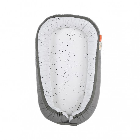 done-by-deer-babynest-dreamy-dots-grau Done by Deer Nestchen - Dreamy Dots grey