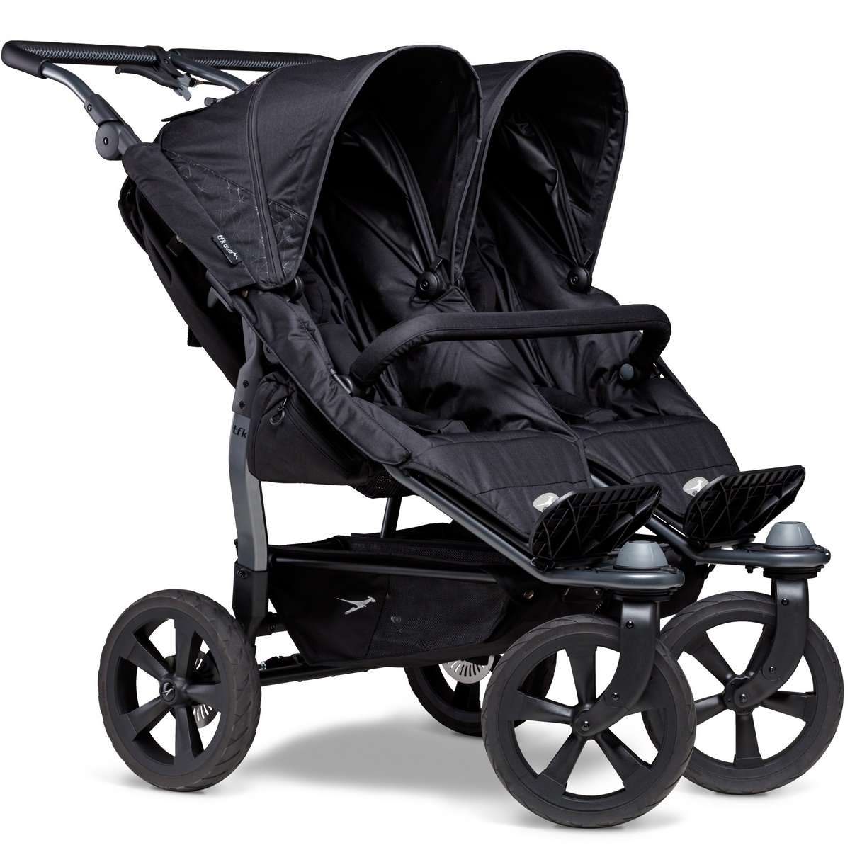 RS3728_D1_S310Eco_W_2Sz_0189-Cropped-Kopie TFK Duo Sportkinderwagen mit Luftkammer Radset- Schwarz