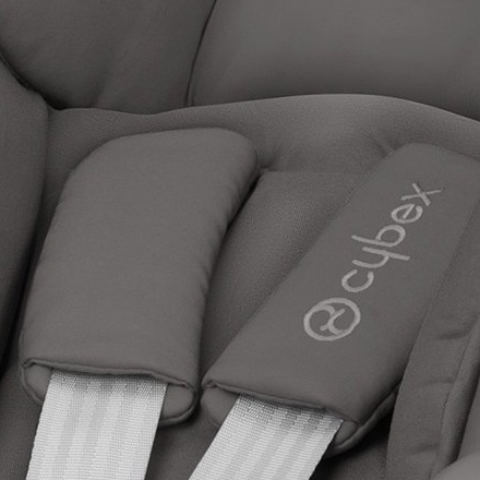 Cybex Ersatzteil Gurtpolster  für Cloud-Q, Cloud-Z, Aton-Q- Soho Grey