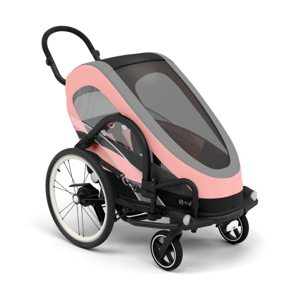 Cybex-Zeno-Bike-Fahrradanh-nger-Silver-Pink-8