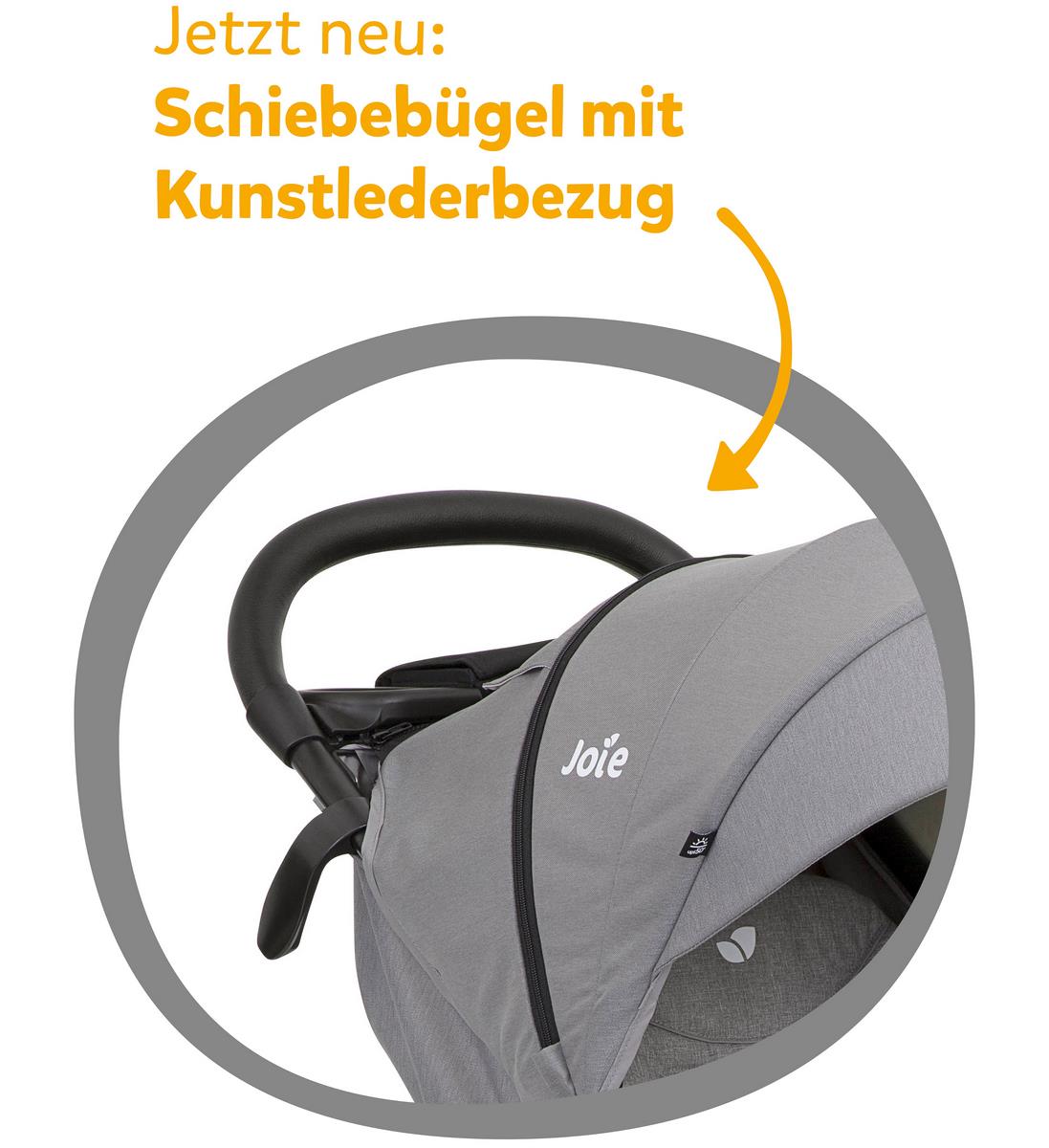 Joie Litetrax 4 Air Buggy inkl. Regenverdeck  2020- Gray Flannel