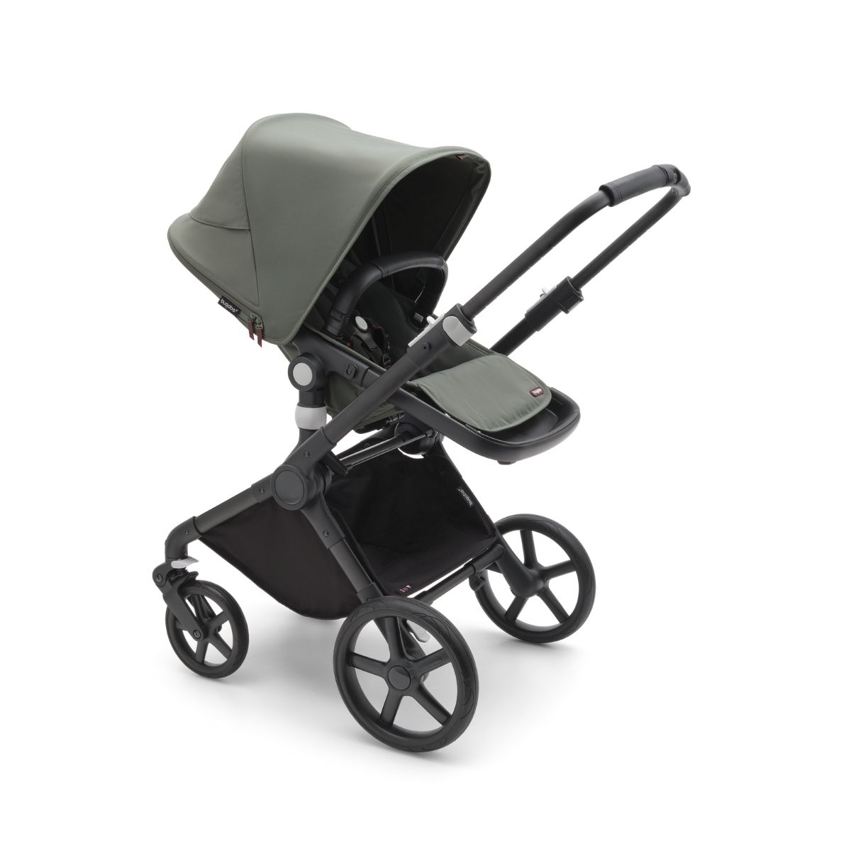 Bugaboo-Fox-Cub-Kombikinderwagen-Schwarz-Waldgr-n-3