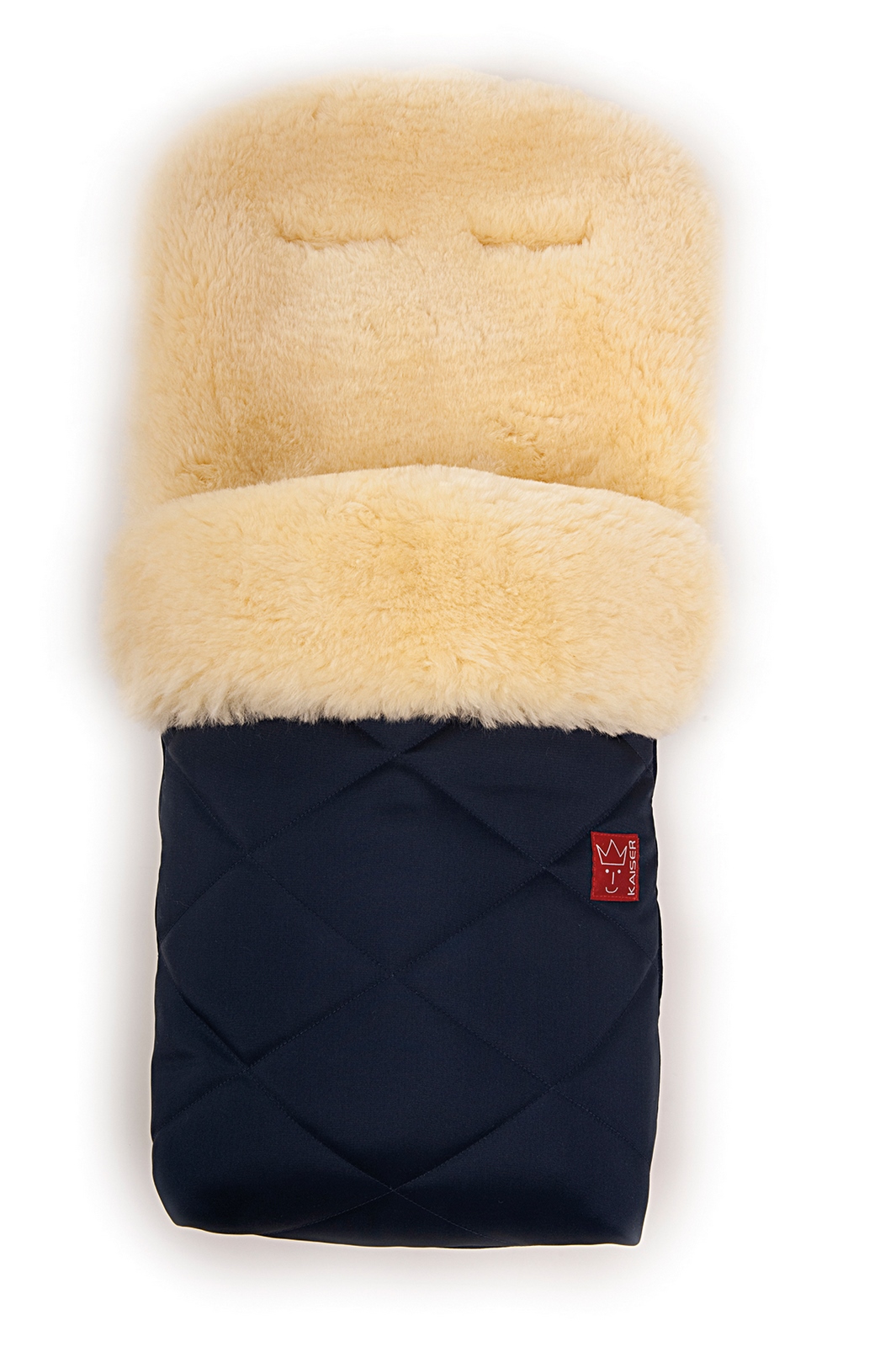 Kaiser Lammfellfußsack - Marine