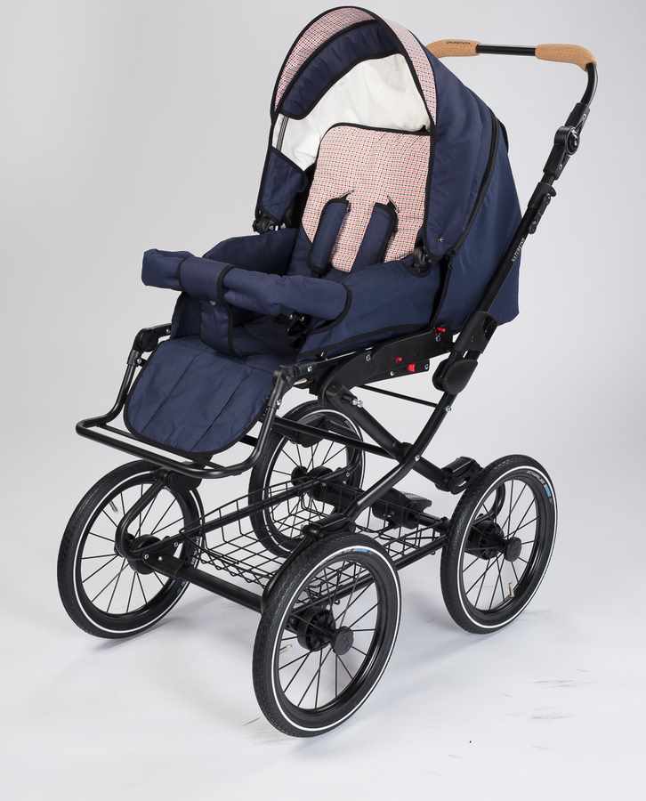 Naturkind Vita Sportwagen - 12 Zoll Comfort SOFT Bereifung - Blaufink