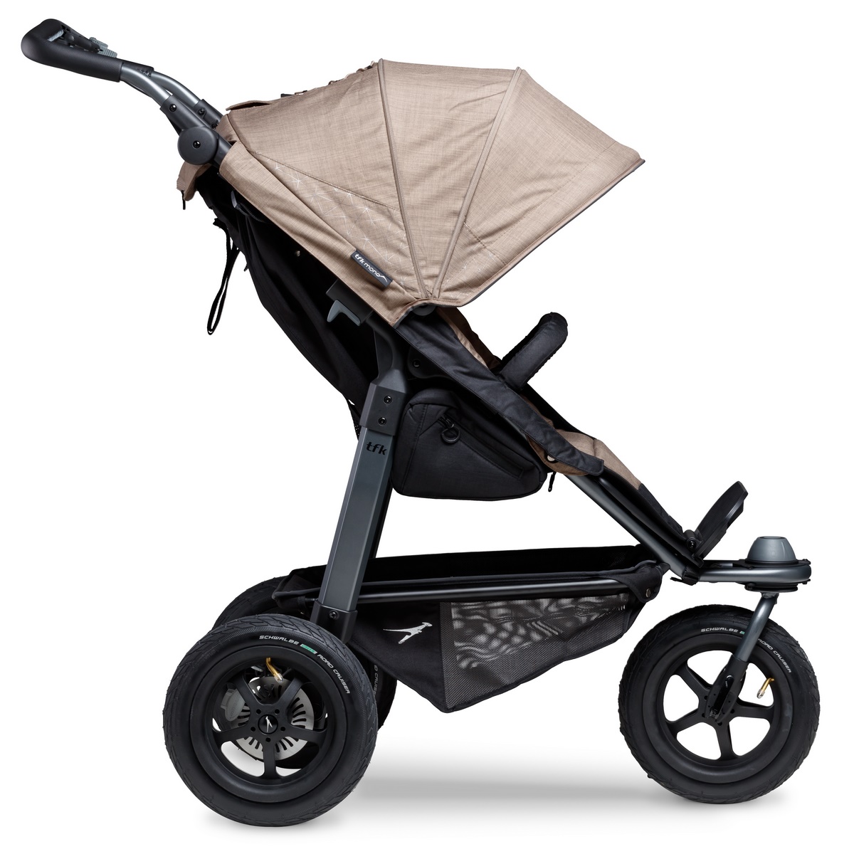 TFK Mono Sportkinderwagen mit Luftrad-Set- Braun