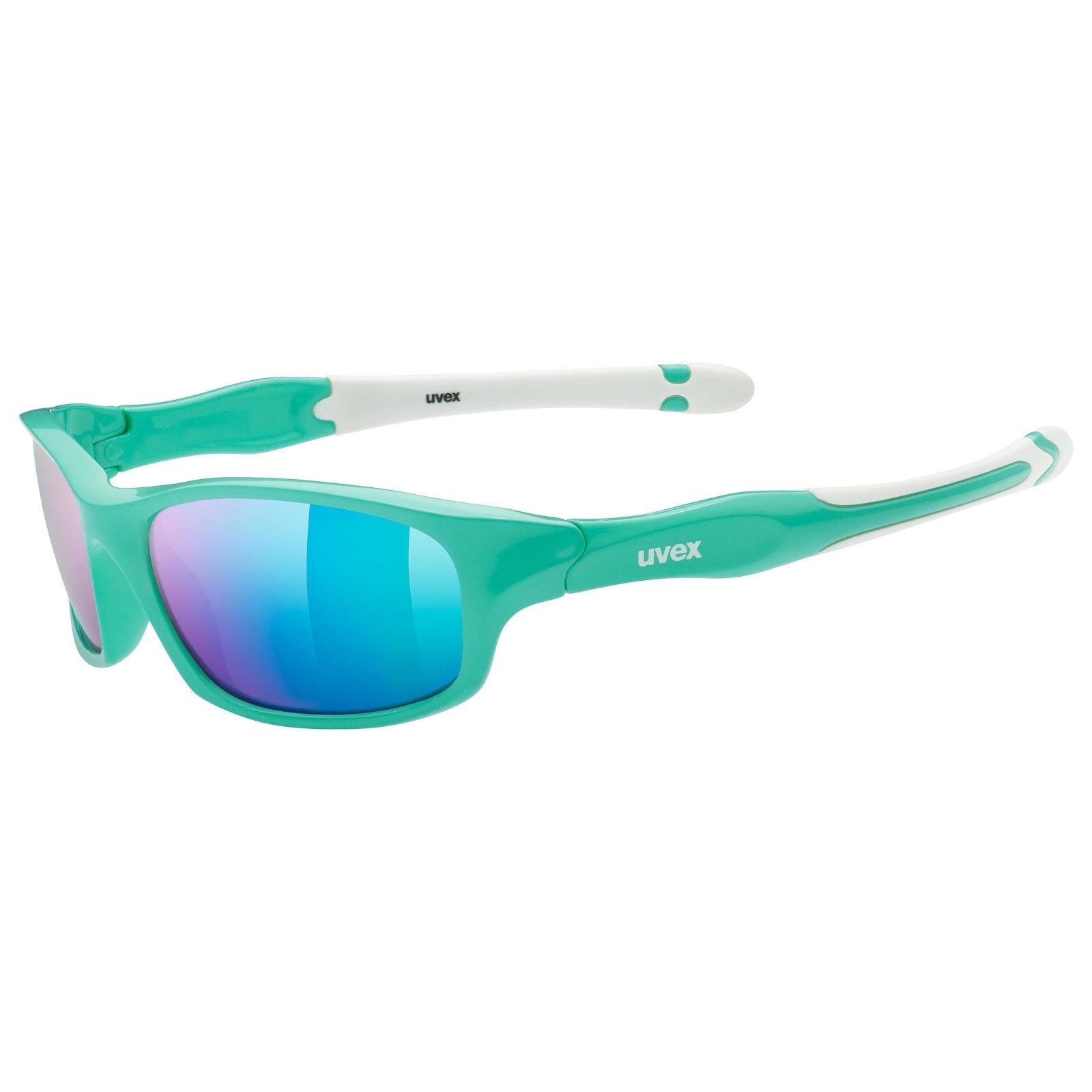Sonnenbrille für Kinder von Uvex green white