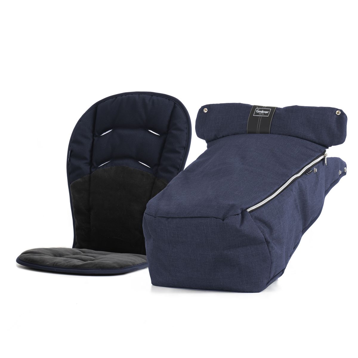 Ergo-Fusssack-Lounge-Navy-1200px Emmaljunga 2022 Fußsack für Ergo Sitz Lounge Navy