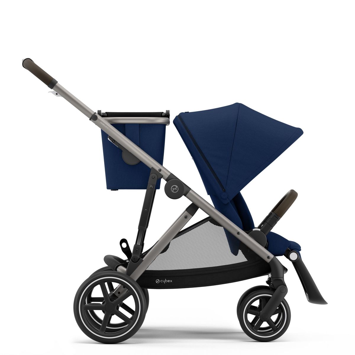 Cybex Gazelle S Kinderwagen- Taupe Gestell- Navy Blue